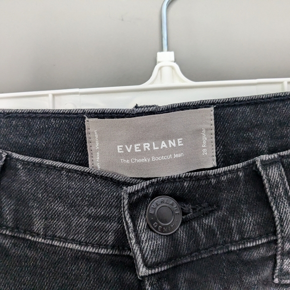 Everlane The Cheeky Bootcut Jean 28 Regular Black wash - Picture 6 of 6